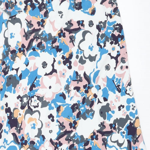 Rachel Zoe Womens Multicoloured Floral Viscose Wrap Skirt Size S
