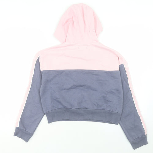 Primark Girls Pink Cotton Pullover Hoodie Size 13-14 Years Zip - Be Brave