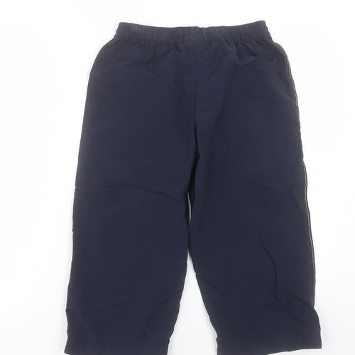 adidas Mens Blue Polyamide Bermuda Shorts Size 30 in L16 in Regular Drawstring