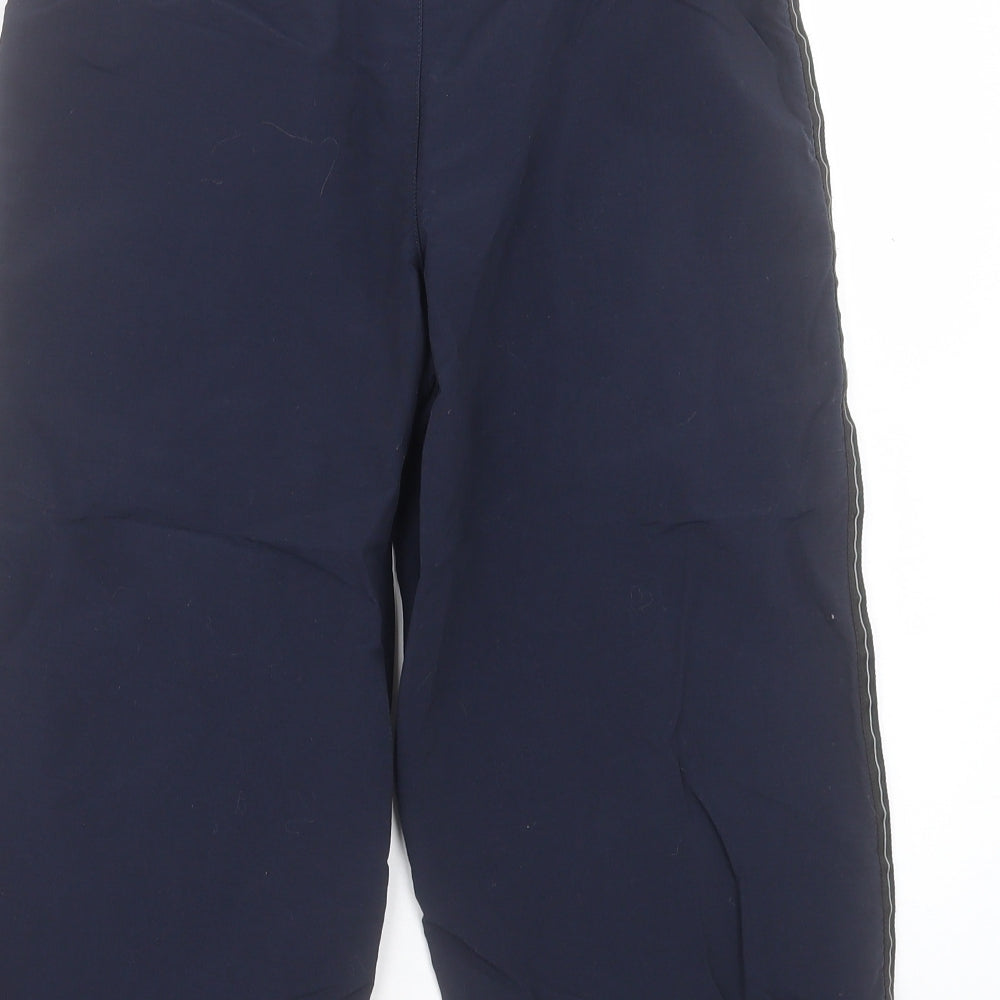 adidas Mens Blue Polyamide Bermuda Shorts Size 30 in L16 in Regular Drawstring