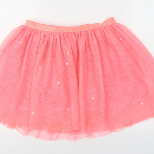 Gap Girls Pink 100% Polyester Tutu Skirt Size 10-11 Years Regular - Diamante