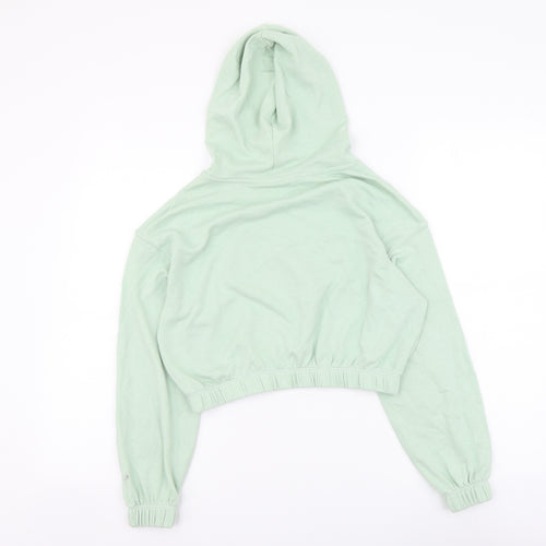 H&M Girls Green Cotton Pullover Hoodie Size 11-12 Years Pullover - California