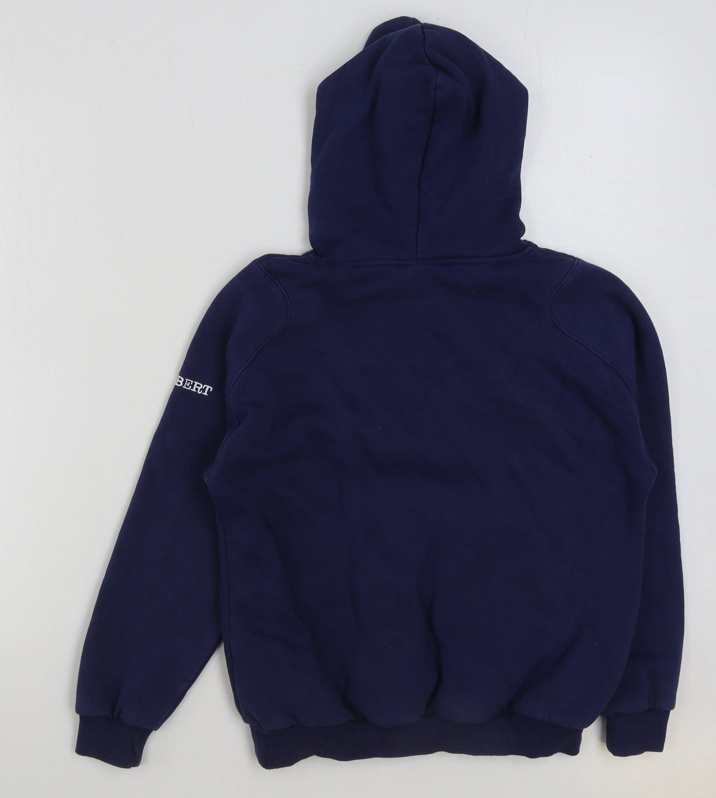 Gildan Boys Blue Cotton Pullover Hoodie Size 9-10 Years Pullover