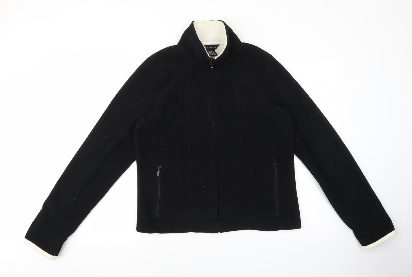 BC Clothing Womens Black Jacket Size L Zip