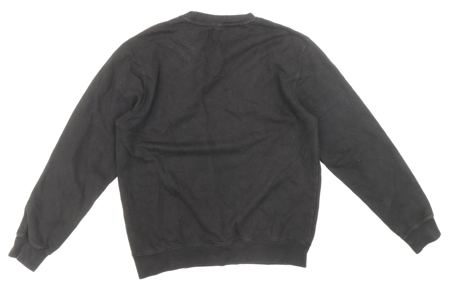 Awdis Mens Black Cotton Pullover Sweatshirt Size M - Pulp Fiction