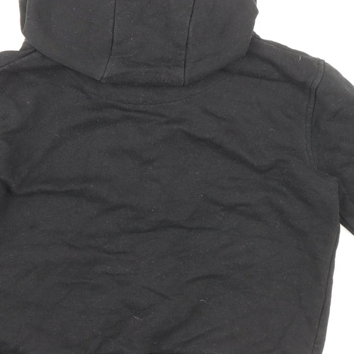 Primark Boys Grey Cotton Full Zip Hoodie Size 10-11 Years Zip - Eyelet Drawstring Detail