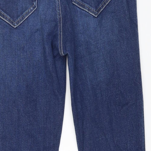 Replay Mens Blue Cotton Straight Jeans Size 33 in L26 in Regular Button