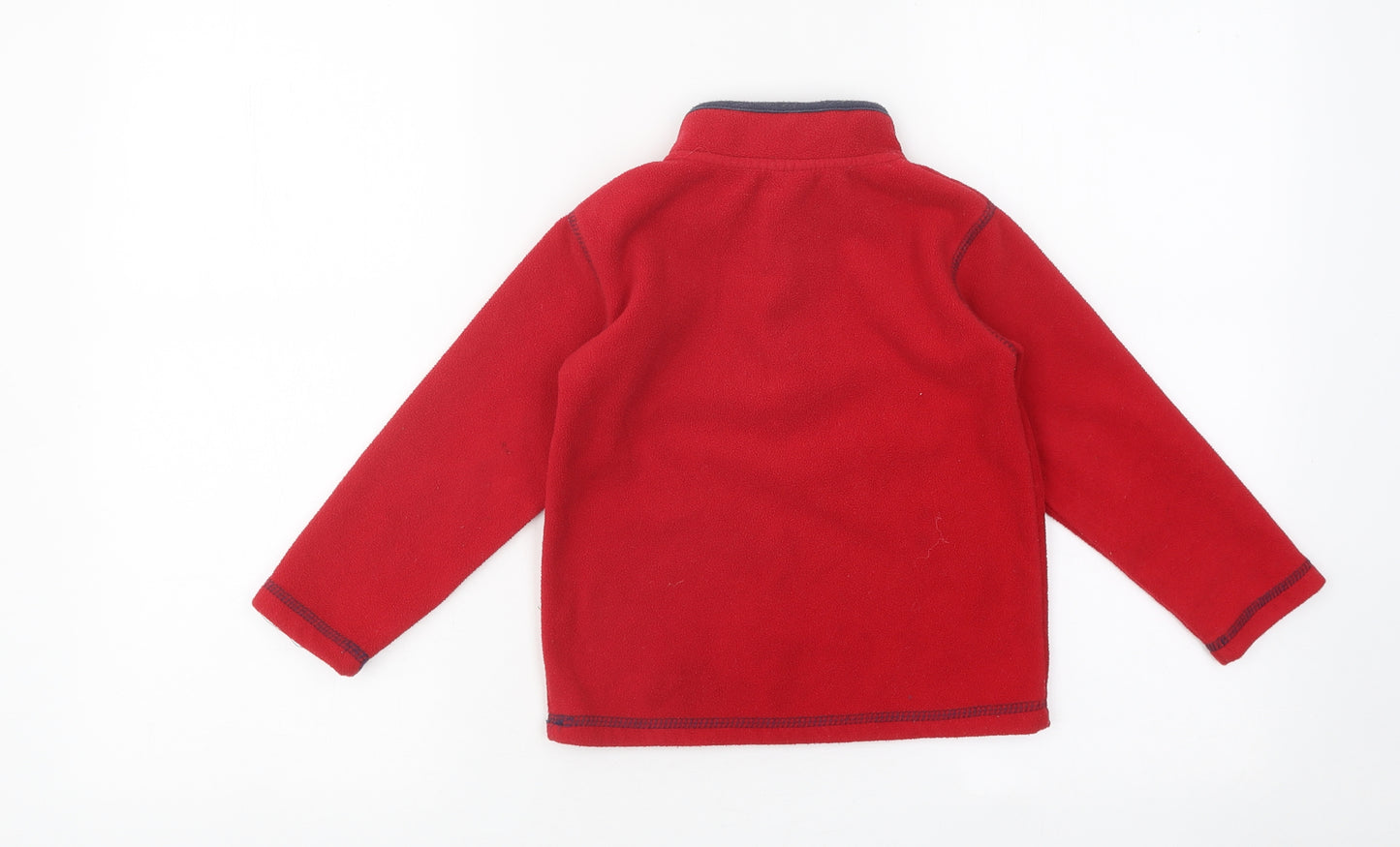Urban Rascals Boys Red Polyester Pullover Sweatshirt Size 2-3 Years Zip