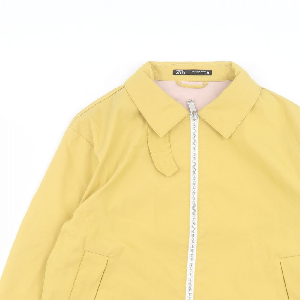 Zara yellow jacket discount men's