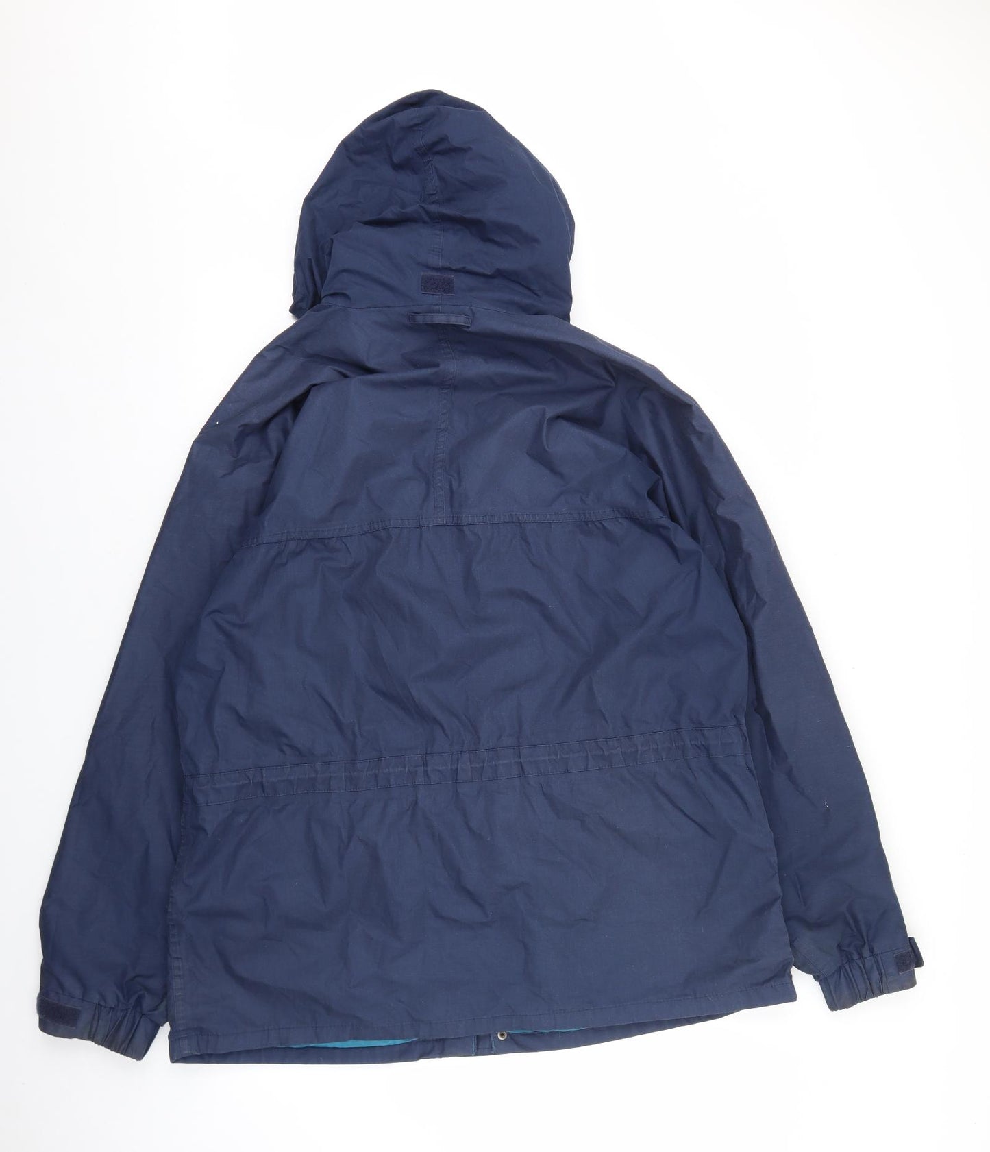 Regatta Mens Blue Rain Coat Coat Size L Zip