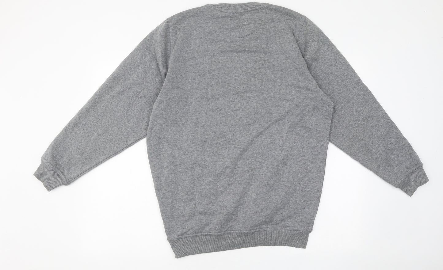 EWM Mens Grey Cotton Pullover Sweatshirt Size S