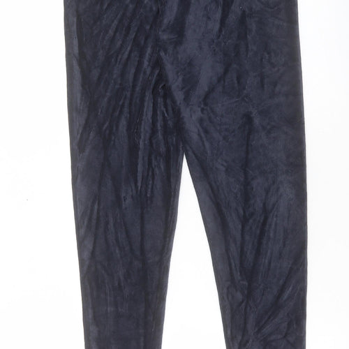Marks and Spencer Womens Blue Cotton Jogger Leggings Size 10 L29 in