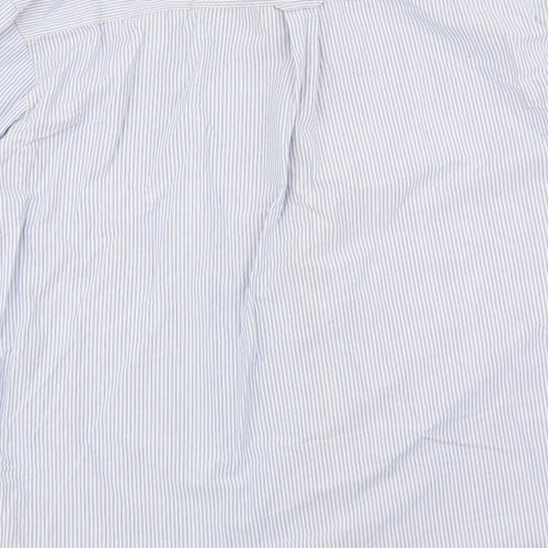 NEXT Mens Multicoloured Striped Cotton Button-Up Size L Collared Button