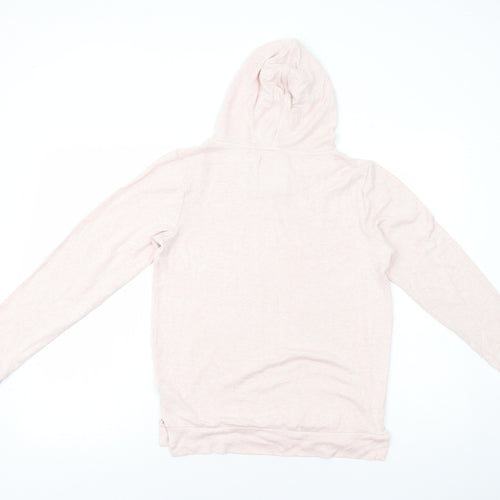 Fat Face Girls Pink Viscose Pullover Hoodie Size 12-13 Years Pullover