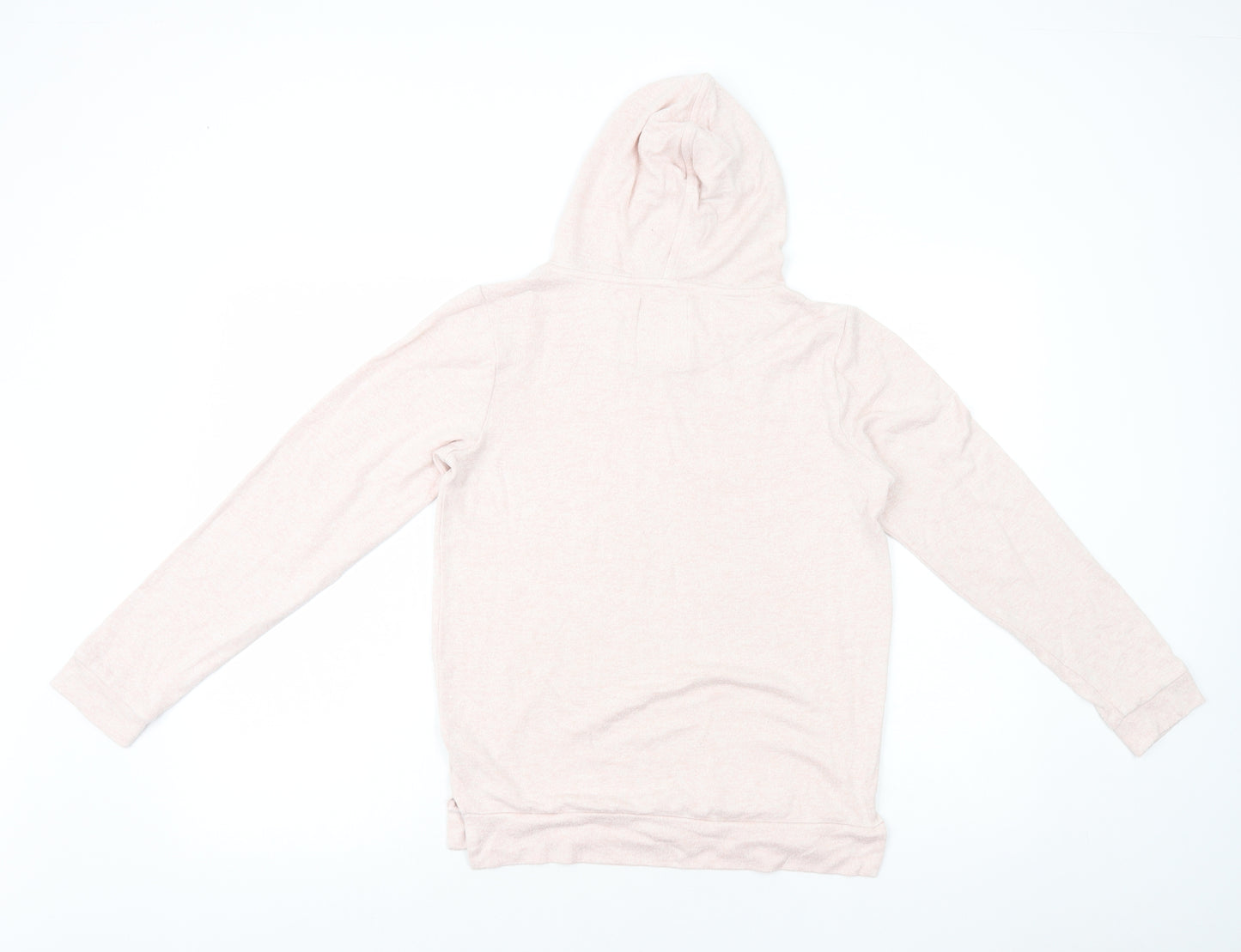 Fat Face Girls Pink Viscose Pullover Hoodie Size 12-13 Years Pullover