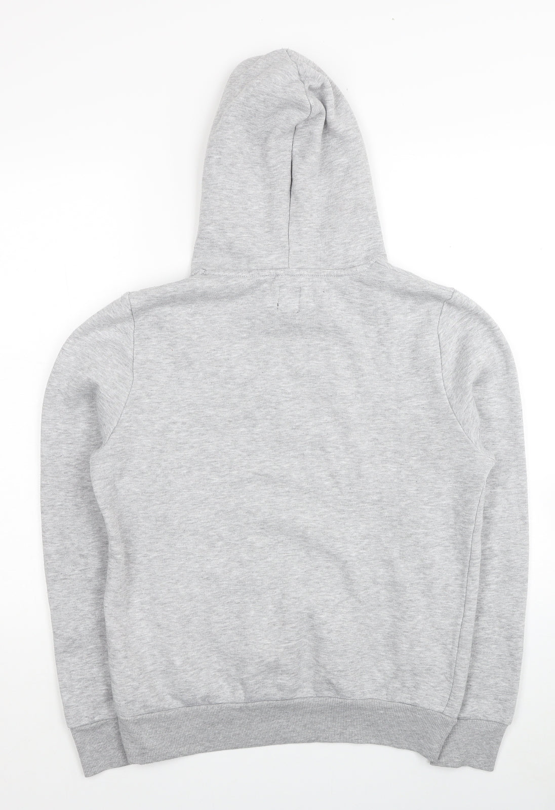 River Island Mens Grey Polyester Pullover Hoodie Size XS