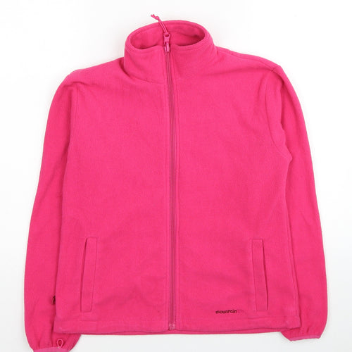 Mountain Life Girls Pink Jacket Size 11-12 Years Zip