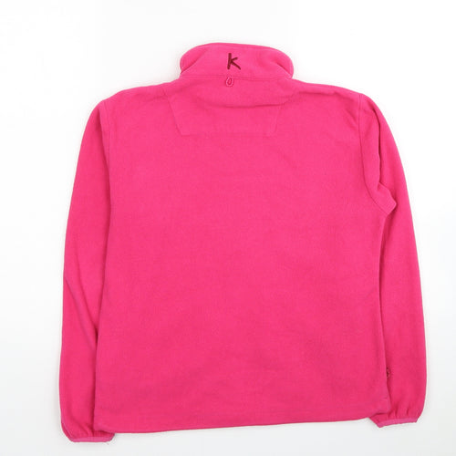 Mountain Life Girls Pink Jacket Size 11-12 Years Zip