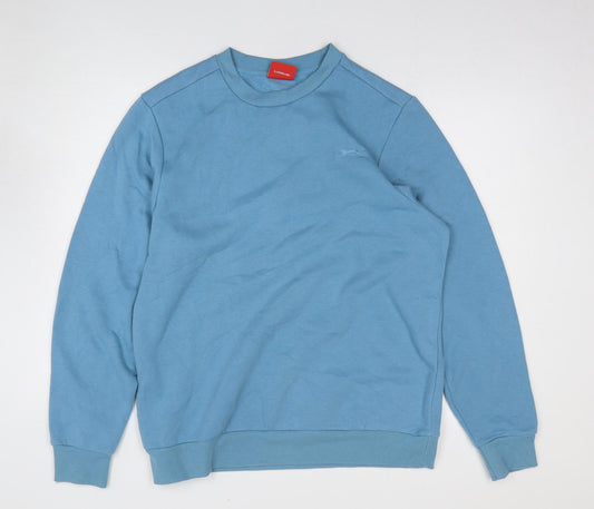 Slazenger Mens Blue Polyester Pullover Sweatshirt Size M