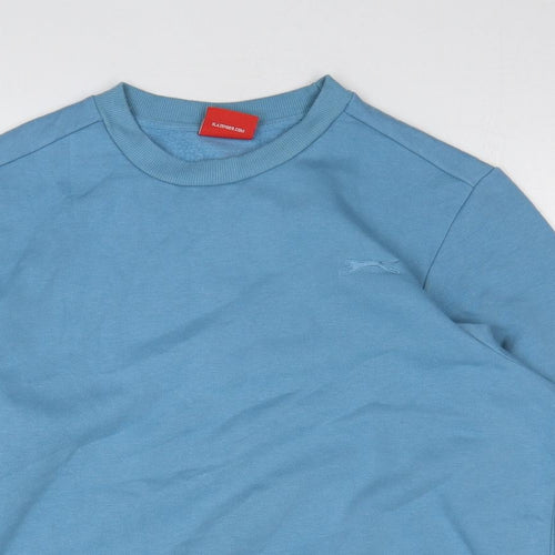 Slazenger Mens Blue Polyester Pullover Sweatshirt Size M
