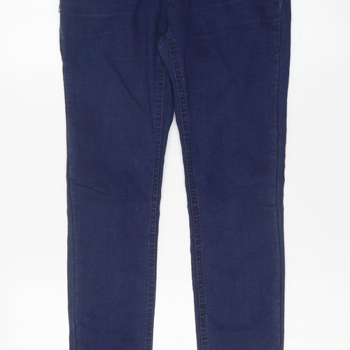 Tammy Girls Blue Cotton Skinny Jeans Size 13 Years Regular Button