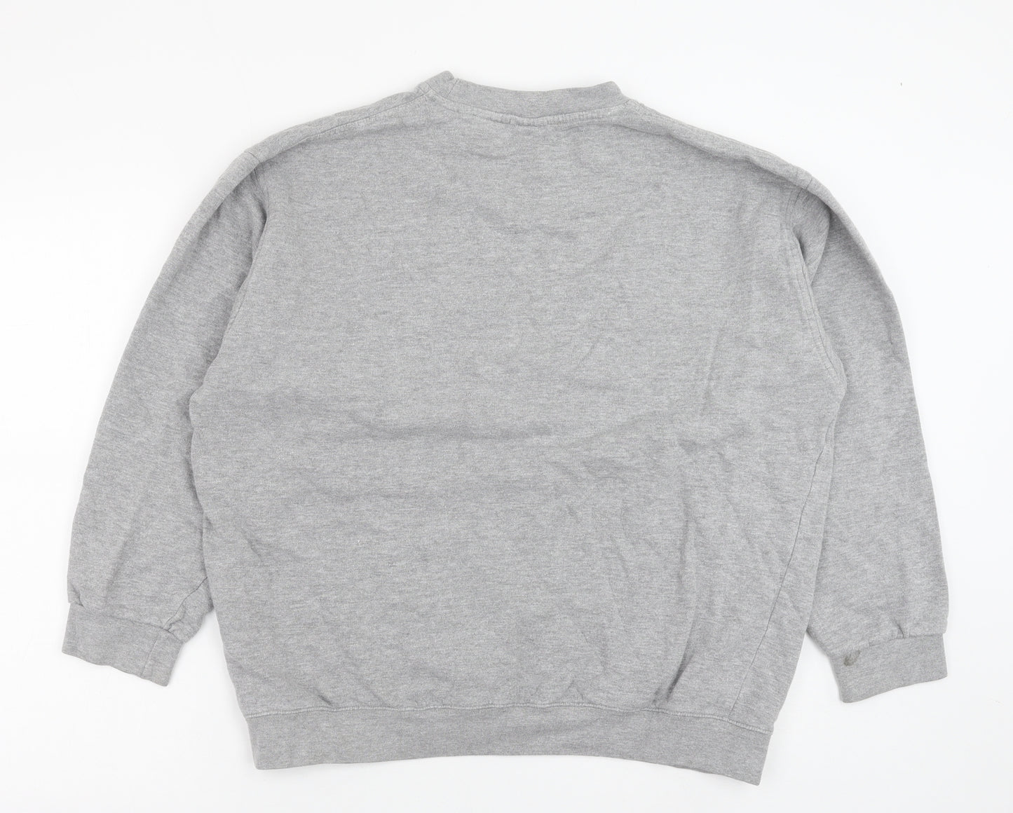 Texas Bull Mens Grey Cotton Pullover Sweatshirt Size XL