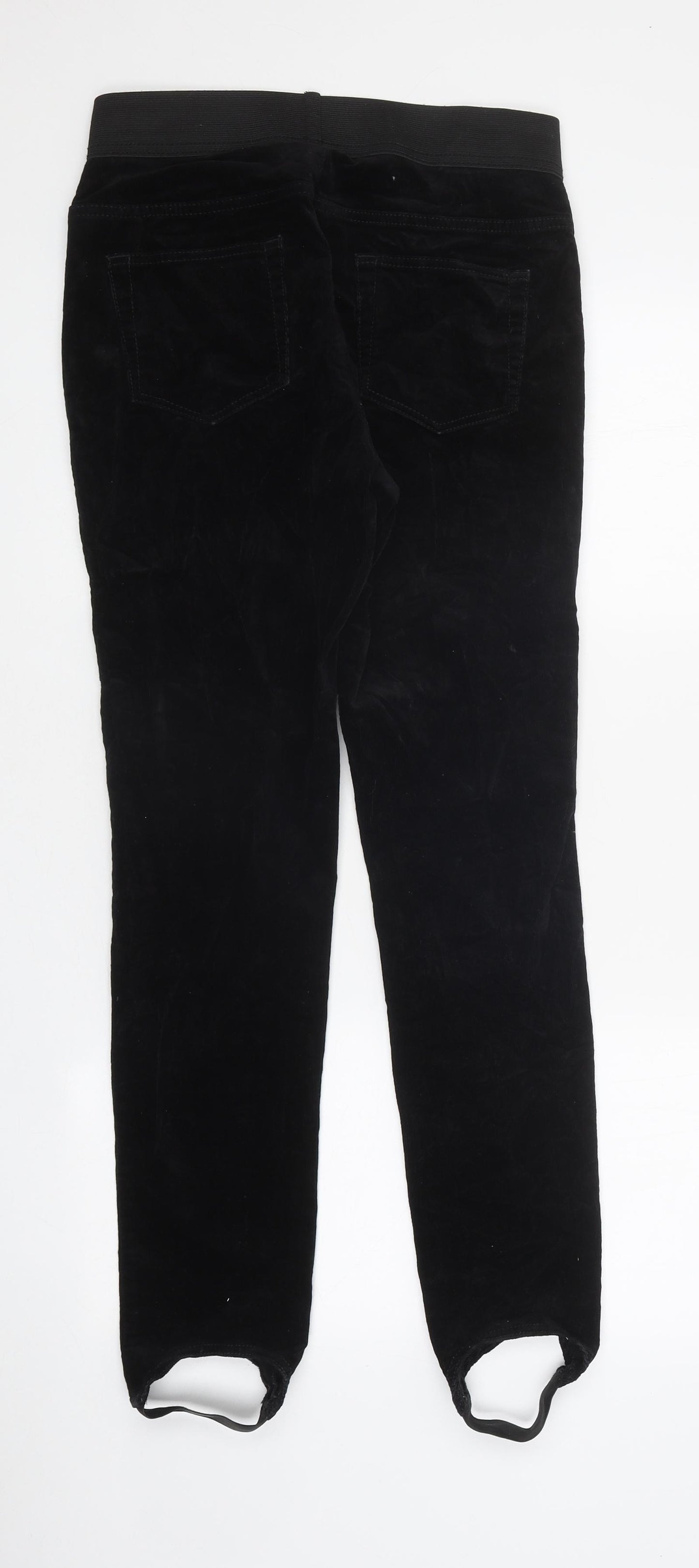 Marks and Spencer Womens Black 100% Cotton Jegging Leggings Size 10 L29 in