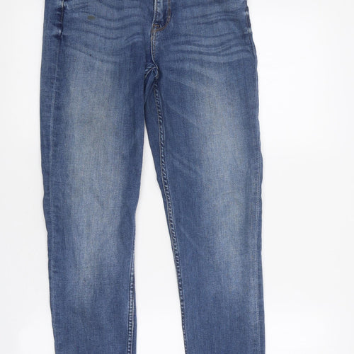 Lee Mens Blue Cotton Skinny Jeans Size 28 in Regular Zip