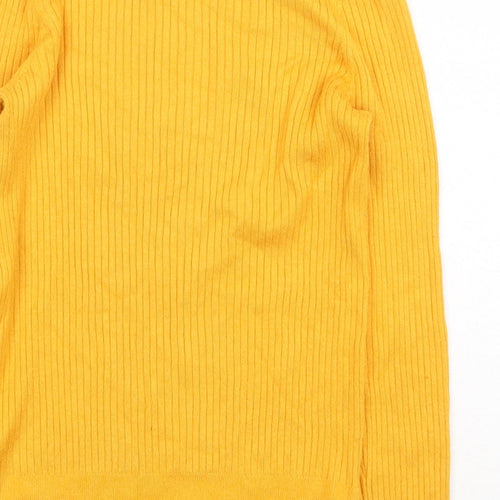 Candy Girls Yellow Viscose Pullover Sweatshirt Size 13 Years Pullover