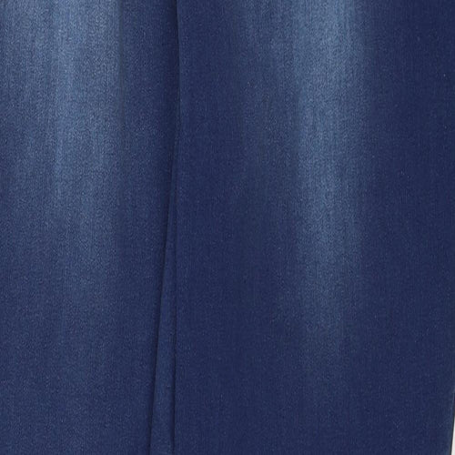 Arcadia Womens Blue Cotton Skinny Jeans Size 28 Regular Zip