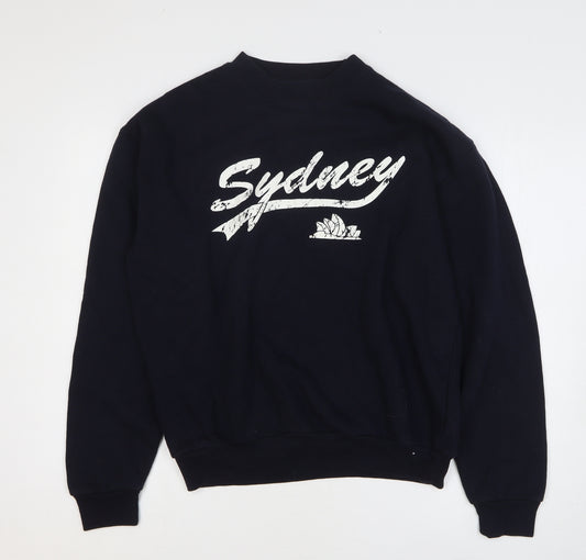 Sportage Mens Blue Cotton Pullover Sweatshirt Size L - Sydney