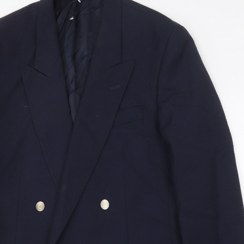 James Barry Mens Blue Jacket Size 40 Button