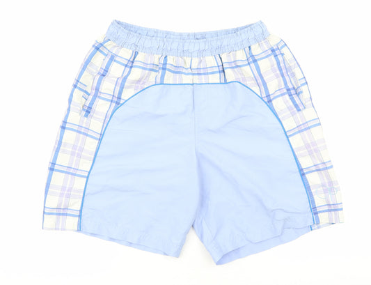 Preworn Mens Multicoloured Geometric Polyester Sweat Shorts Size L L9 in Regular - Swim Shorts