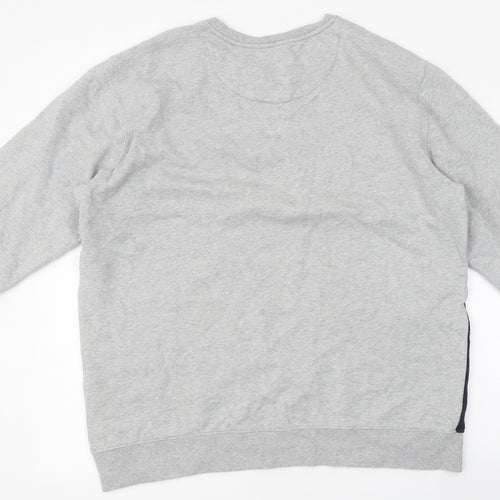 A-Frame Mens Grey Cotton Pullover Sweatshirt Size XL