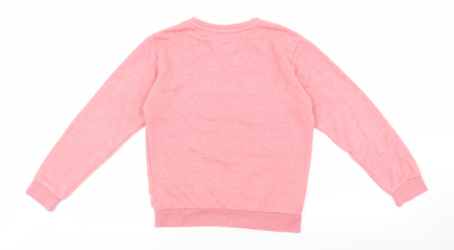 Primark Girls Pink Cotton Pullover Sweatshirt Size 12-13 Years Pullover - Magnifique