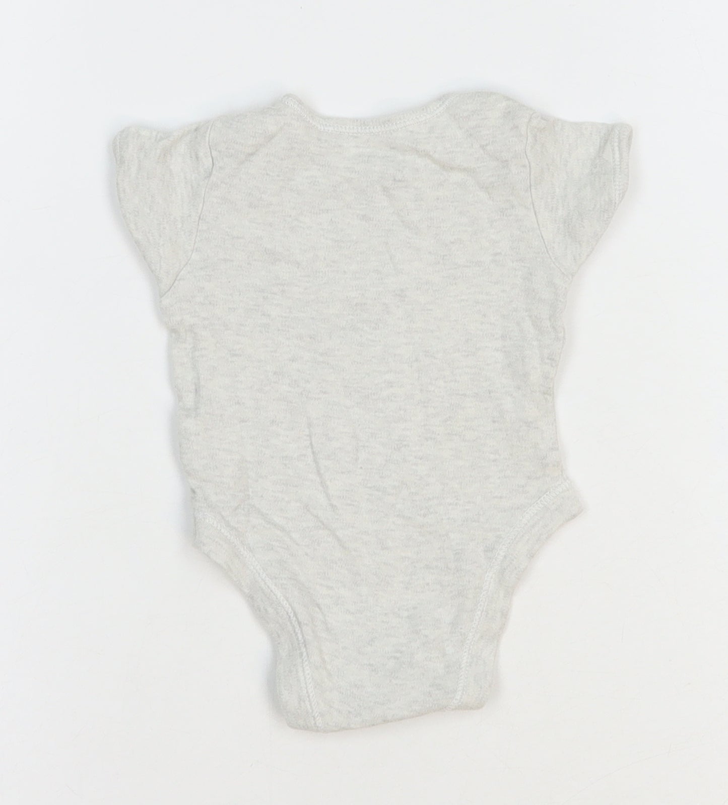 George Baby White 100% Cotton Unitard One-Piece Size 0-3 Months Pullover