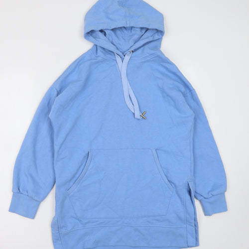 NEXT Mens Blue Cotton Pullover Hoodie Size XS