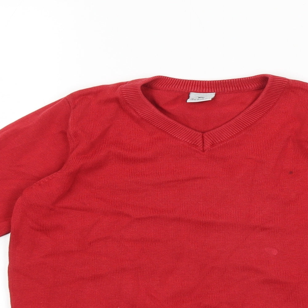 TU Boys Red Cotton Pullover Sweatshirt Size 6 Years Pullover