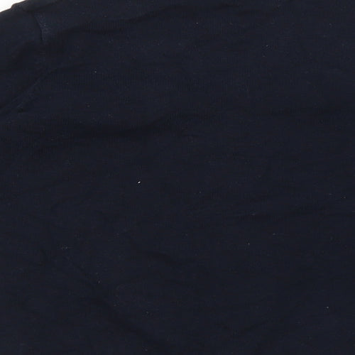 Matalan Girls Blue V-Neck 100% Cotton Cardigan Jumper Size 6 Years Button