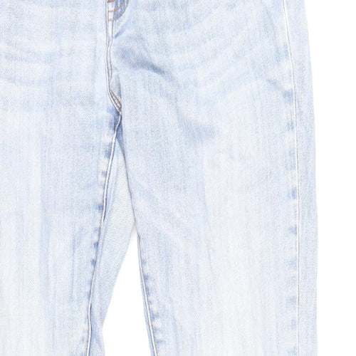 Sfera Womens Blue Cotton Skinny Jeans Size 10 Regular Zip