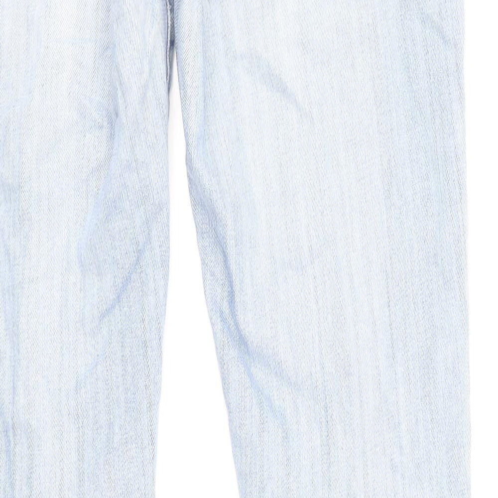 Sfera Womens Blue Cotton Skinny Jeans Size 10 Regular Zip