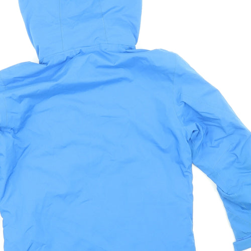 NEVICA Boys Blue Rain Coat Coat Size 9-10 Years Zip