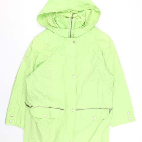 Cloud Nine Womens Green Jacket Coat Size M Zip