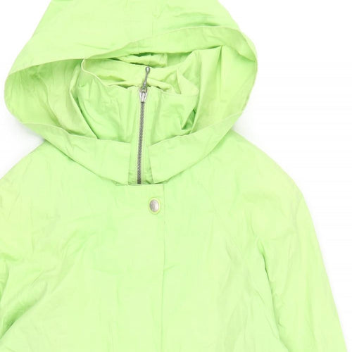 Cloud Nine Womens Green Jacket Coat Size M Zip