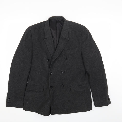 ASOS Mens Grey Jacket Blazer Size 40 Button