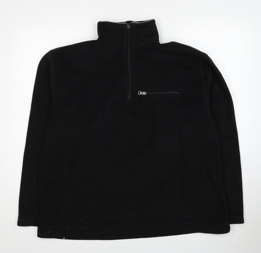 Gap Mens Black Polyester Pullover Sweatshirt Size L
