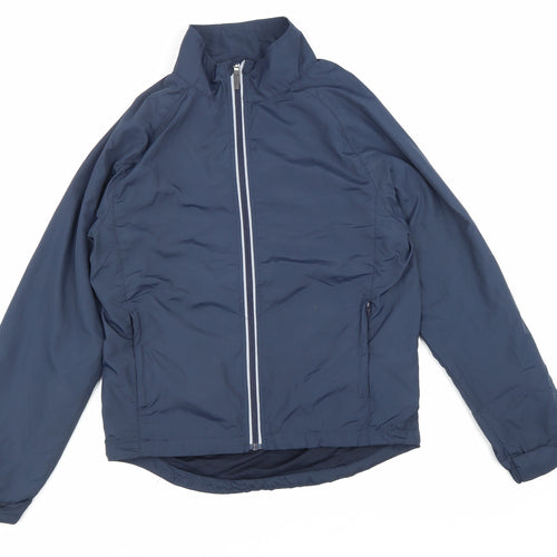 Tombo Mens Blue Windbreaker Jacket Size XS Zip