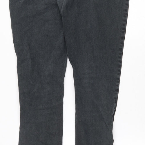 Brave Soul Mens Grey Cotton Skinny Jeans Size 34 in Regular Zip