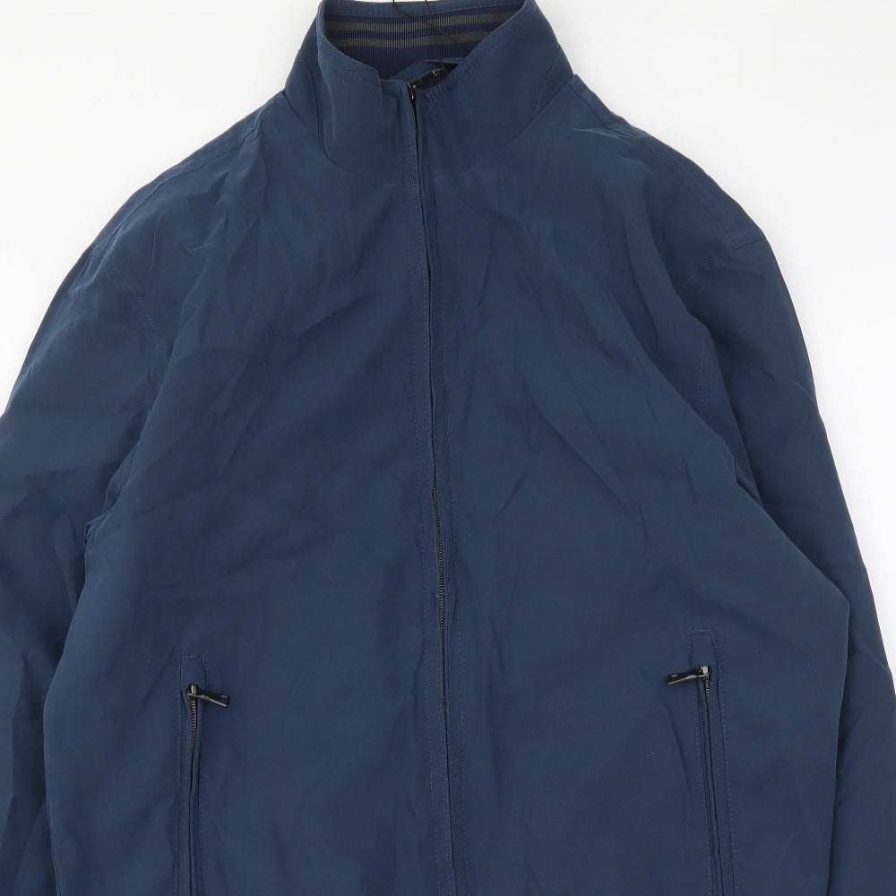 Marks and Spencer Mens Blue Jacket Size S Zip