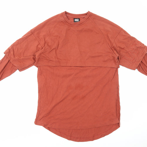 IVY PARK Womens Orange Cotton Pullover Sweatshirt Size M Pullover